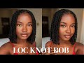 How To: Loc Knot Bob | Double Strand Retwist Style | In Depth Tutorial | #KUWC