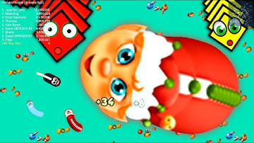 WORMS ZONE MAGIC GAMEPLAY 🐍 #214 - King of Worms Hunting Giant Worms - Xmood Roy