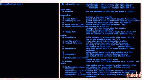 Mastering Wireshark  Splitting output files in Tshark
