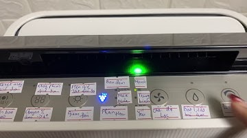 HDSD máy lọc khí Sharp có bù ẩm K -E70