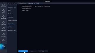 unv nvr -cloud firmware check screenshot 1