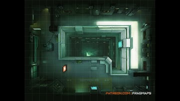 Cyberpunk Arcology Battle Map (Timelapse)