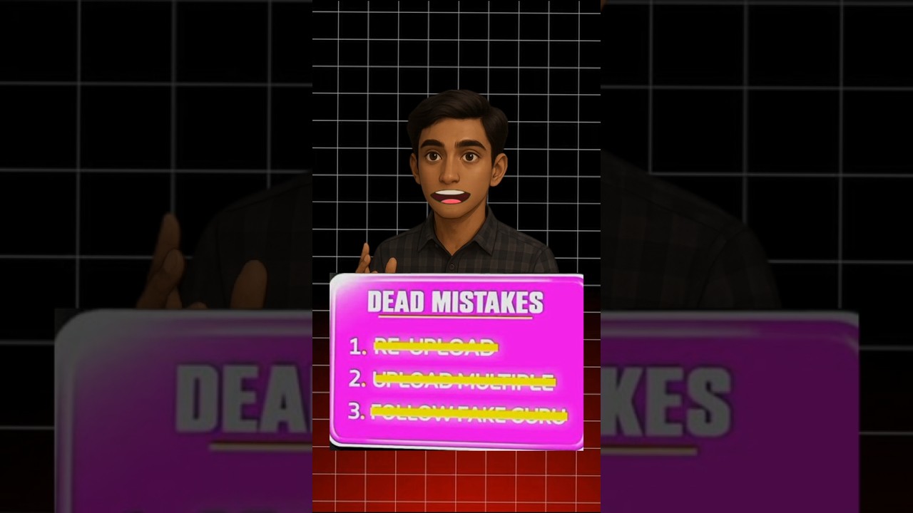 3 mistake in channel dead📉 