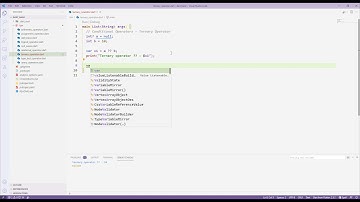 Flutter | Dart | Ternary Operators