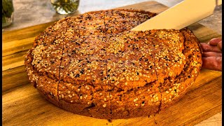 Das BESTE Brot ohne Mehl | Linsenbrot | Glutenfreies Brot |  Diät Brot - Rezept # 123