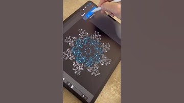 Procreate Idea #mandala #procreate #procreateart #digitalart #fyp #mandalaart #calligraphy