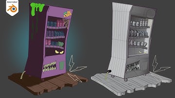 Making a Stylised Vending Machine in BLENDER