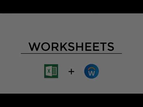 Worksheets Introduction Video