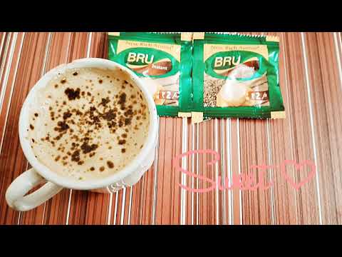 How to make BRU coffee | Instant coffee | कॉफी कशी बनवायची ☕
