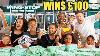 LAST TO STOP EATING WINGSTOP WINS £100