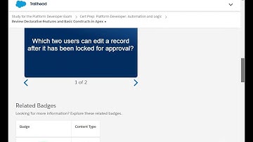 Review Declarative Features and Basic Constructs in Apex