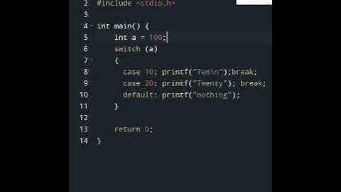 switch case default statement execution using c in tamil #happycoding #cprogramming #switchcase