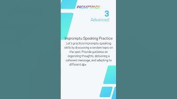 Public Speaking AI Prompts by PromptPack | #AI #ChatGPT #Bard #Bing