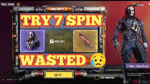 Trying 7 Spins on Icon Of Rage Draw CODM 😍 | Icon Of Rage Lucky Draw COD Mobile