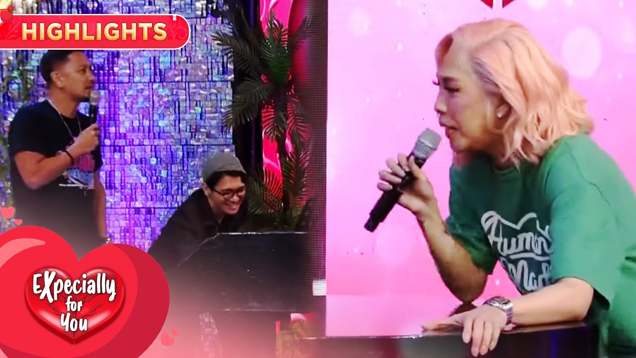 Vice Ganda pulls away the piano | Expecially For You