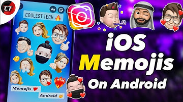 How To Get iOS Memojis On Android 🔥 Add Memojis To Instagram Story | iPhone Memojis on android 2023
