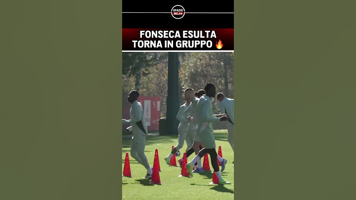 FONSECA recupera un giocatore in vista di REAL MADRID MILAN 💪🏻