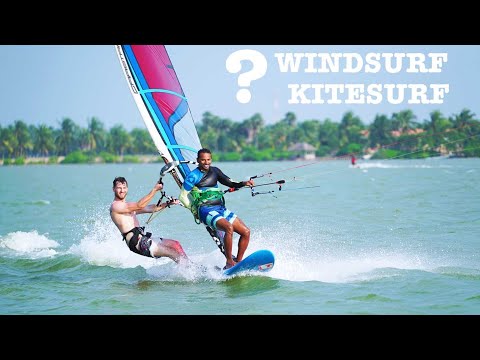Vidéo: Qu'est-ce qui est le plus difficile en kitesurf ou en windsurf ?