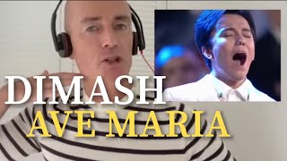 DIMASH - Ave Maria - Vocal Coach Reaction