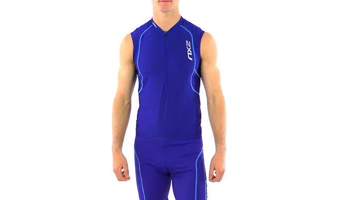 2XU Men's Active Tri Singlet | SwimOutlet.com