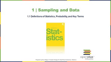 Lesson 1.1 Definitions of Ststistics, Probability, and Key Terms