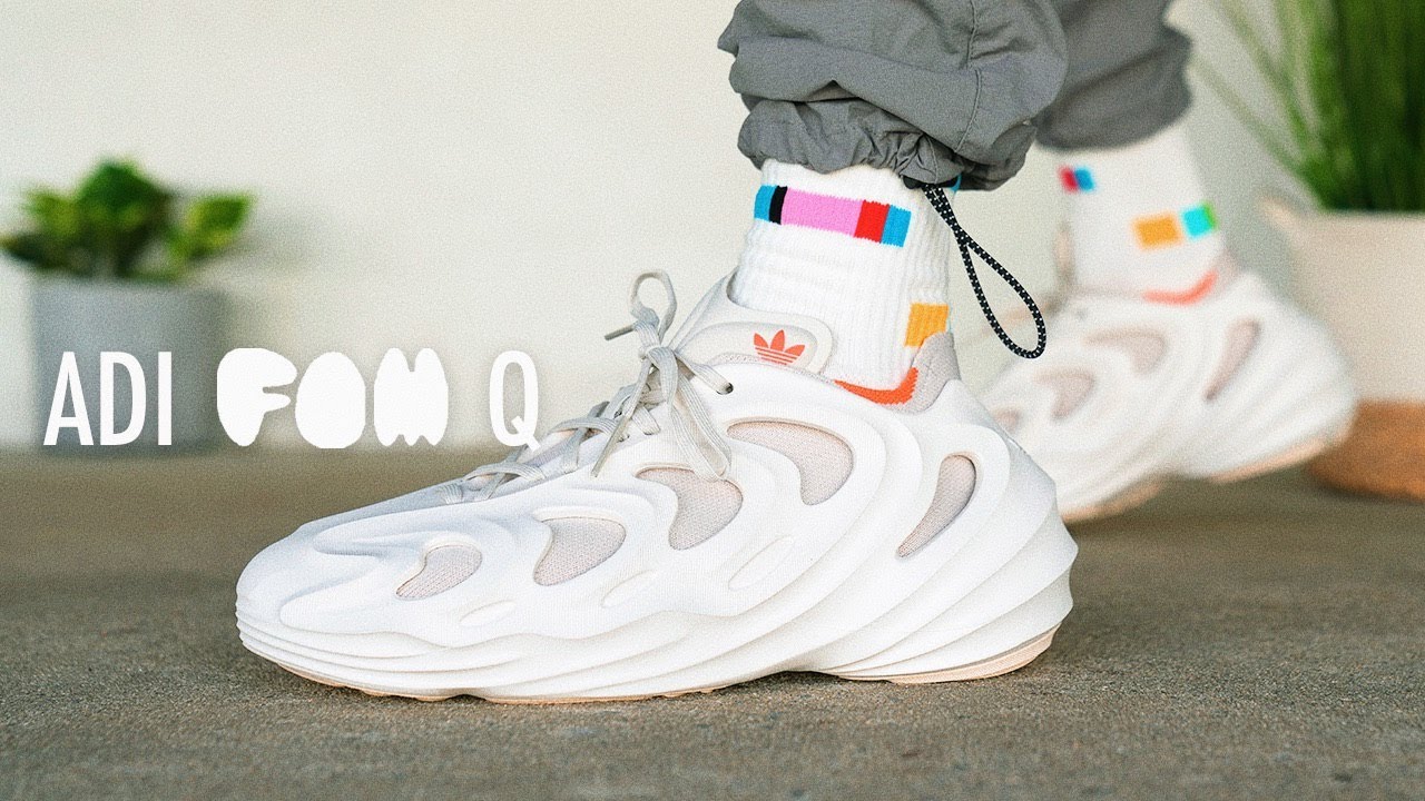 adidas Originals FOM Quake sneakers in off-white