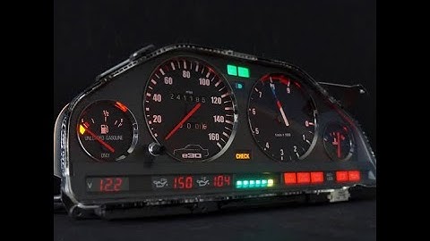 E30 S54 Custom Guage Cluster