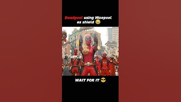 Wolverine using dogpool as a defence 😎😂🤓#shorts