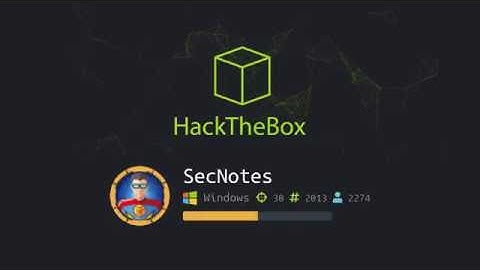 HackTheBox SecNotes Walkthrough