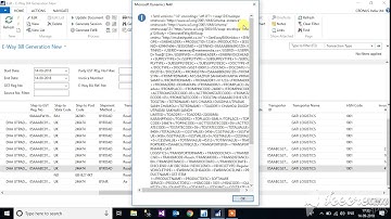E-Way bill automation in NAV 2016. E-Way bill integration in Navision 2016