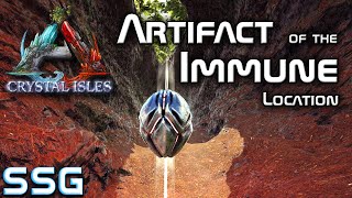 ARK Crystal Isles Artifact of the Immune Location