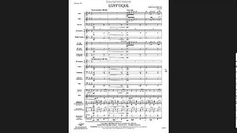 Egyptique Middle School sheet music by Owen Williams