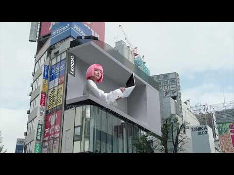 3D реклама где-то в Японии