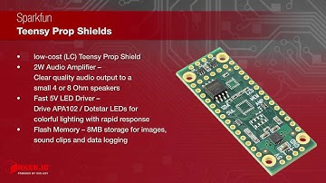 SparkFun Teensy Prop Shields | Maker Minute