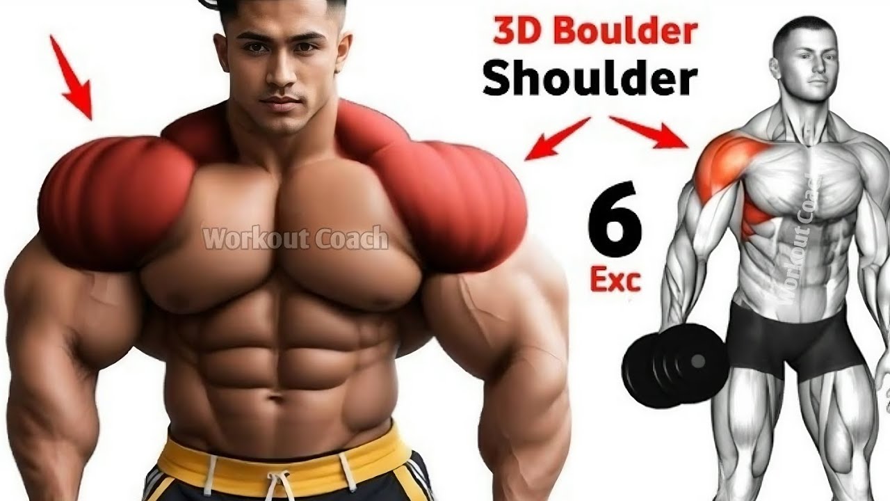 6 Best Shoulder Exercises To Build 3D Delt 