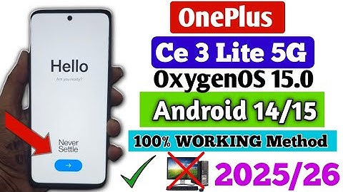 OnePlus Nord Ce LITE 5G FRP Bypass WITHOUT PC 2025 - 26 | New Trick | (Cph2467) Working 100%✅️