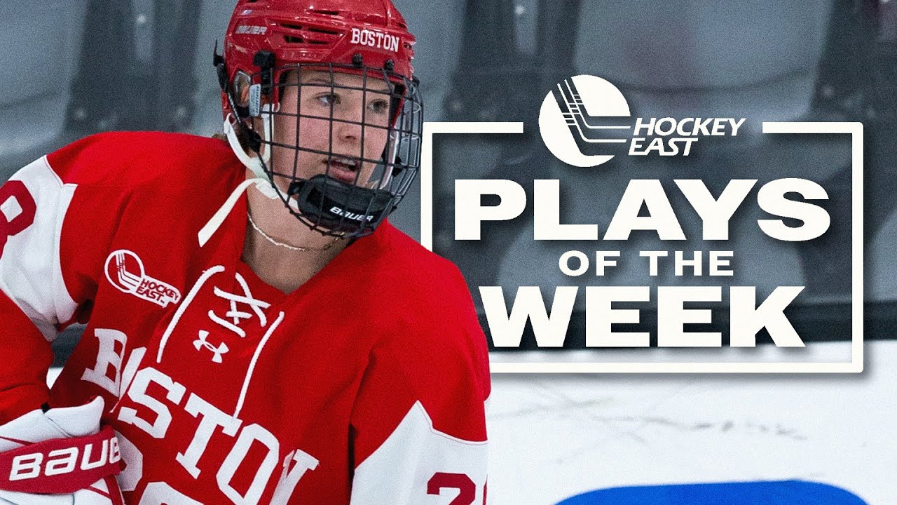 THE OVERTIME WINNER IS ON THE TOP SHELF! Hockey East Plays of the