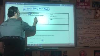 8th Math video (Lesson #6, Unit #6a) Congruent Figures with Mr. Langdon.