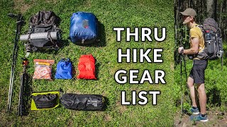 My Ultralight Thru Hiking Gear List ~11 LBS (GR11)