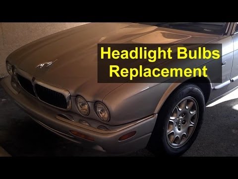 Headlight bulb replacement, Jaguar XJ8 and others cars - Auto Repair Series