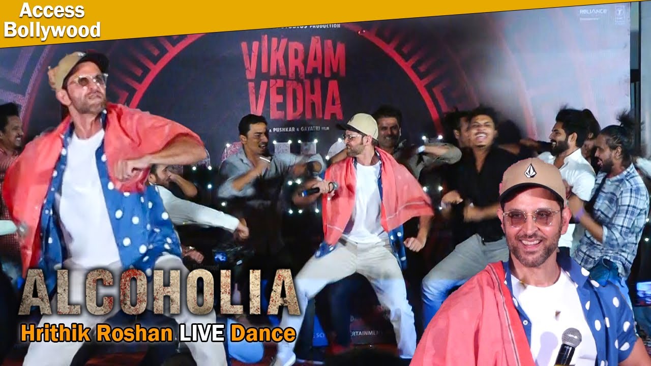 Hrithik Roshan cRaZY LIVE Dance On 'Alcoholia' Song | Vikram Vedha | Vedha Ka Ruab