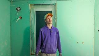 We Used Different Drywall for Our Tiny House Bathroom