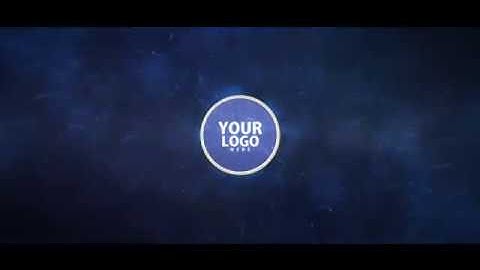 2174 -  Particle Collision Logo Reveal sting intro animation