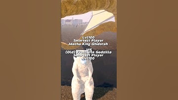 Mecha King Ghidorah VS (Old) Frostbite Godzilla | Kaiju Universe | #roblox #kaijuuniverse #shorts