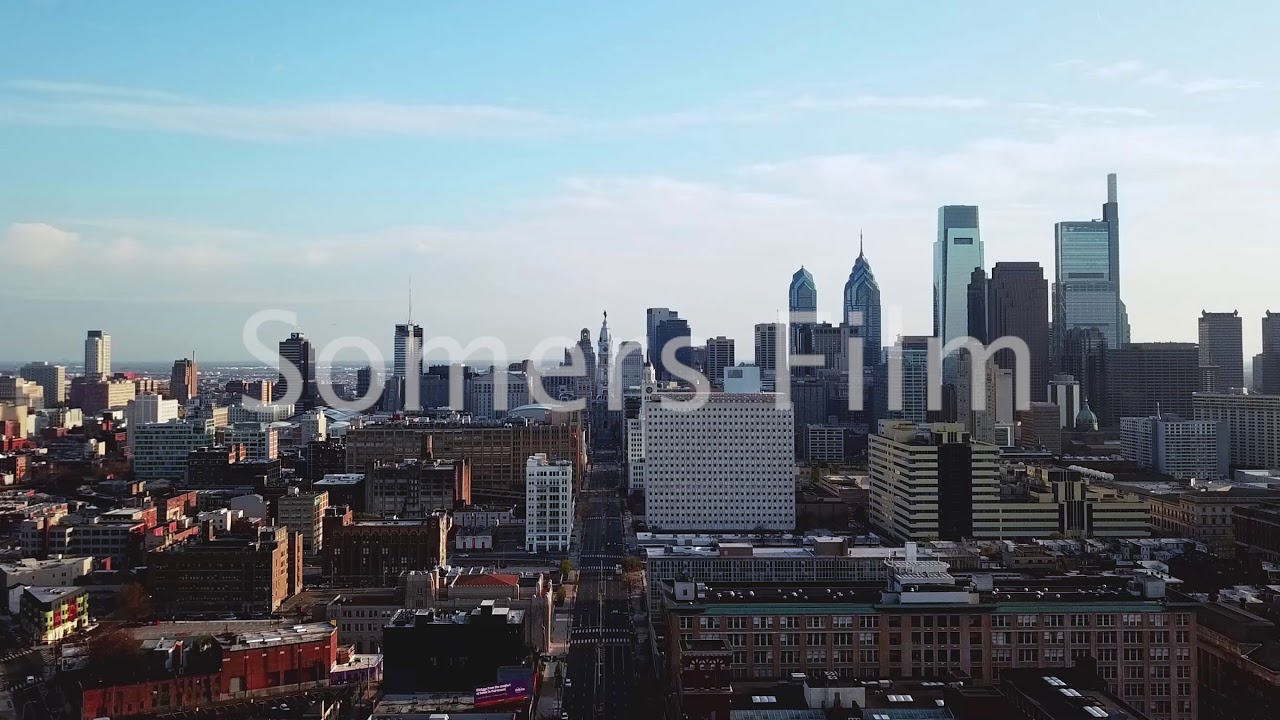 Philadelphia Aerial Footage Center City YouTube