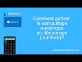 Comment activer le verrouillage numrique au dmarrage numlock 