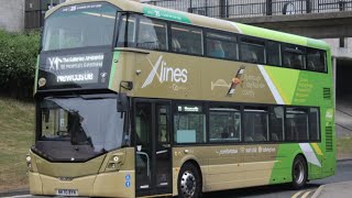 GNE Route:X45|Eldon-Central|NK70 BYN-6363 |Wright StreetDeck.