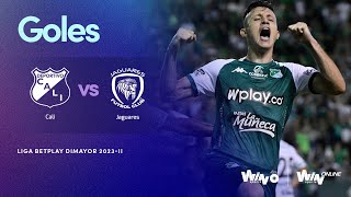 Deportivo Cali vs. Jaguares (goles) | Liga BetPlay Dimayor 2023- 2 | Fecha 19