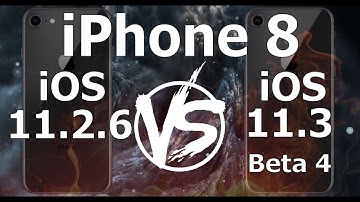 iPhone 8 : iOS 11.3 Beta 4 vs iOS 11.2.6 Speed Test Build 15E5201e