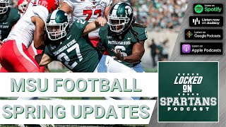 Talking all things Michigan State football spring practice with Stephen Brooks of 247Sports